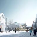 Proposal for a neighborhood in Kiruna. Image © White Arkitekter