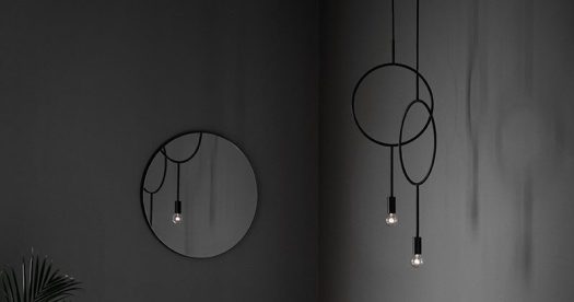 Designer Hannakaisa Pekkala has created Circle, a simple modern dark grey pendant light inspired by graphic lines.