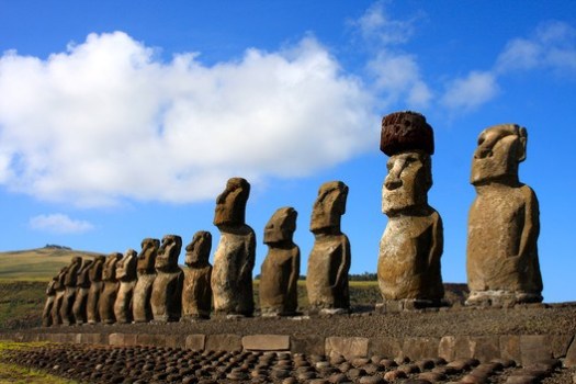 The original Easter Island statues © Flickr user jzielcke. Licensed under CC BY-NC-ND 2.0