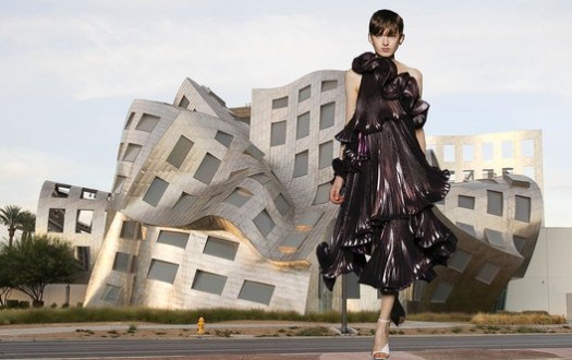Blurring lines leads to extraordinary shapes that form buildings and garments such as the Cleveland Clinic Lou Ruvo Center for Brain Health Nevada, USA, by Frank Gehry and Givenchy FW18 runway. Image Courtesy of Viktoria Al. Lytra