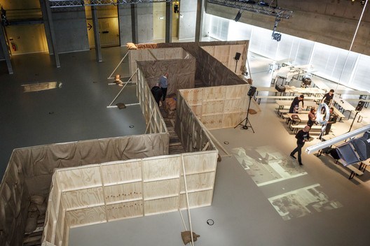 Installation by Malkit Shoshan in Het Nieuwe Instituut, Rotterdam (2014). Image © Matthijs Immink