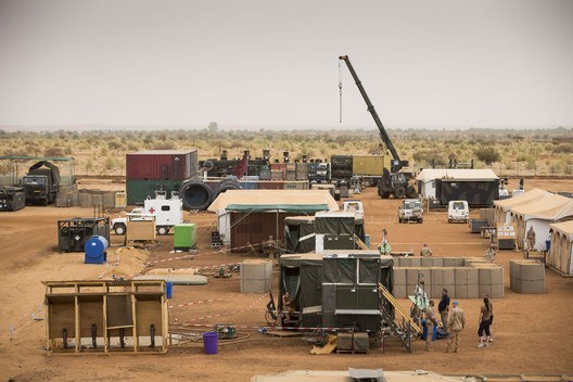 Initial set-up, Camp Castor, Gao (Mali). Image © The Dutch Ministry of Defense